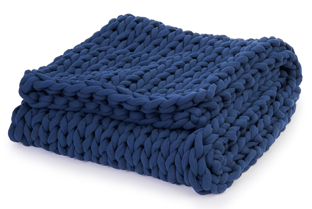 Knitted Weighted Blanket Made Of Organic Cotton - Cotton Napper